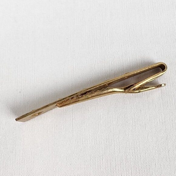 Vintage Hickok Gold Tone Tie Clip - Picture 2 of 5